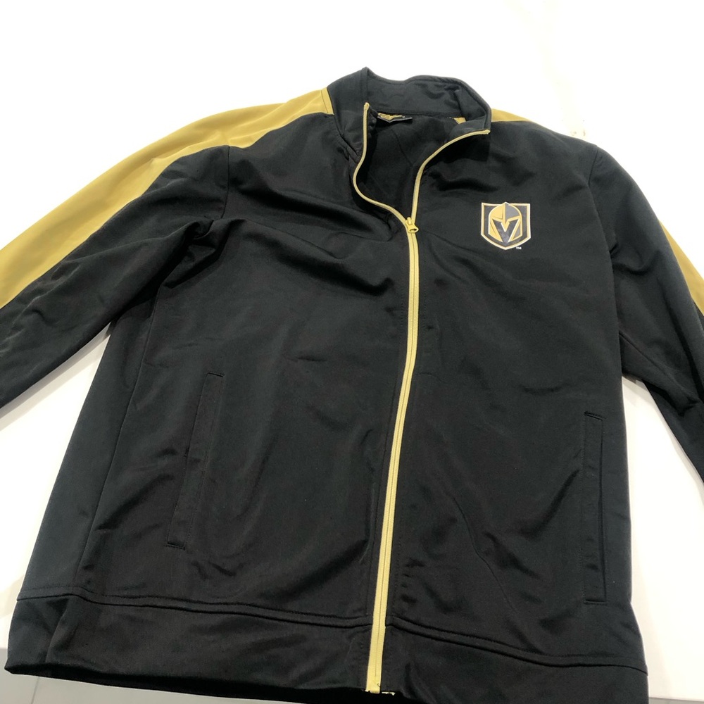 Golden Knights Black and Gold Zip-Up Jacket